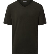 Casuals Soft V-Neck T-Shirt | Earthy Ink Melange 75035-3044